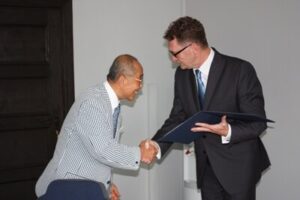 Burmistrz Adam Lewandowski otrzymał IV Dan w taekwondo